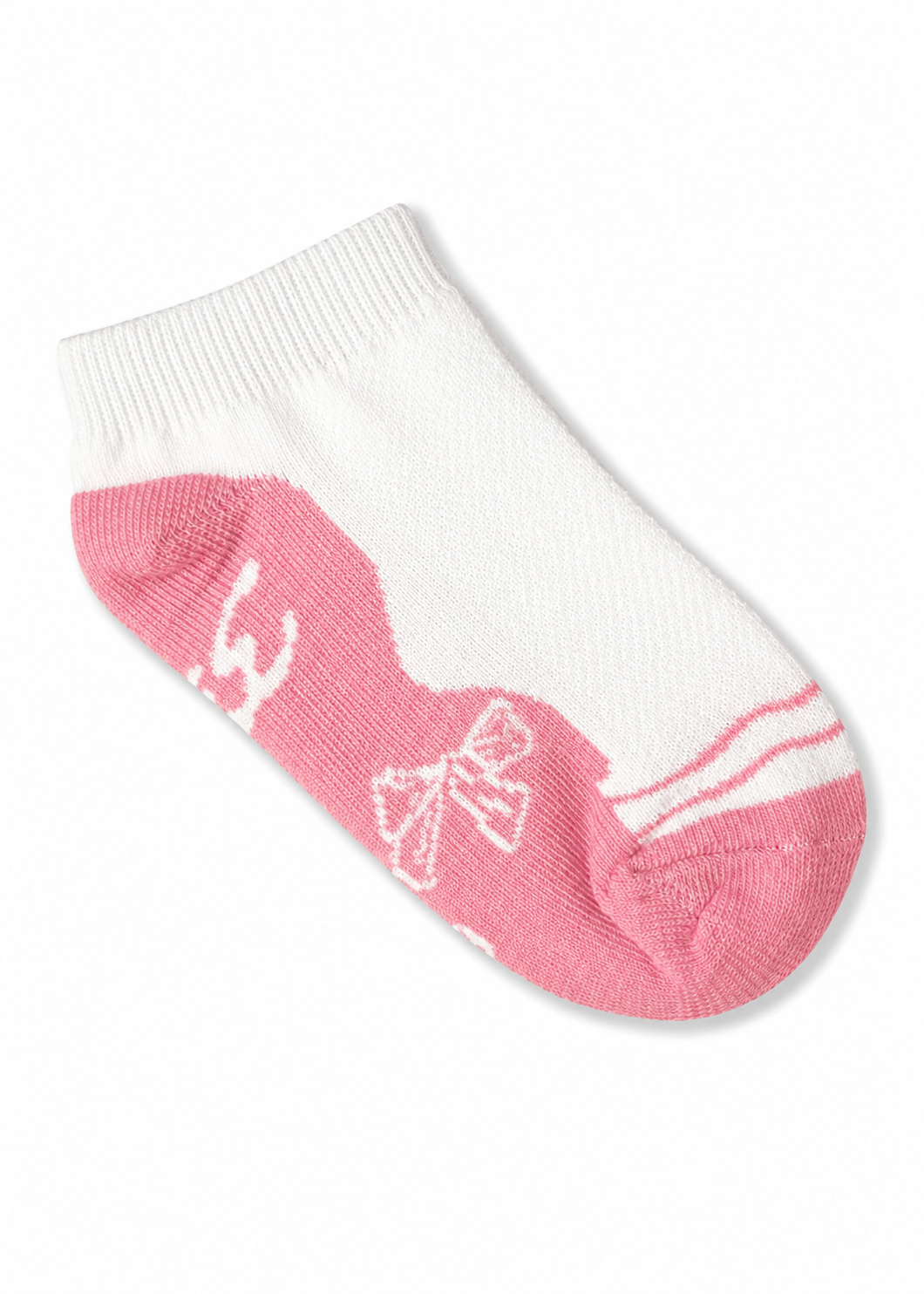 Talonera Delgada Blanco Planta Con Estampado Niñas