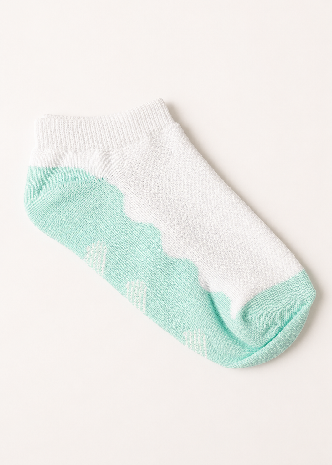 Talonera Delgada Blanco Planta Con Estampado Niñas