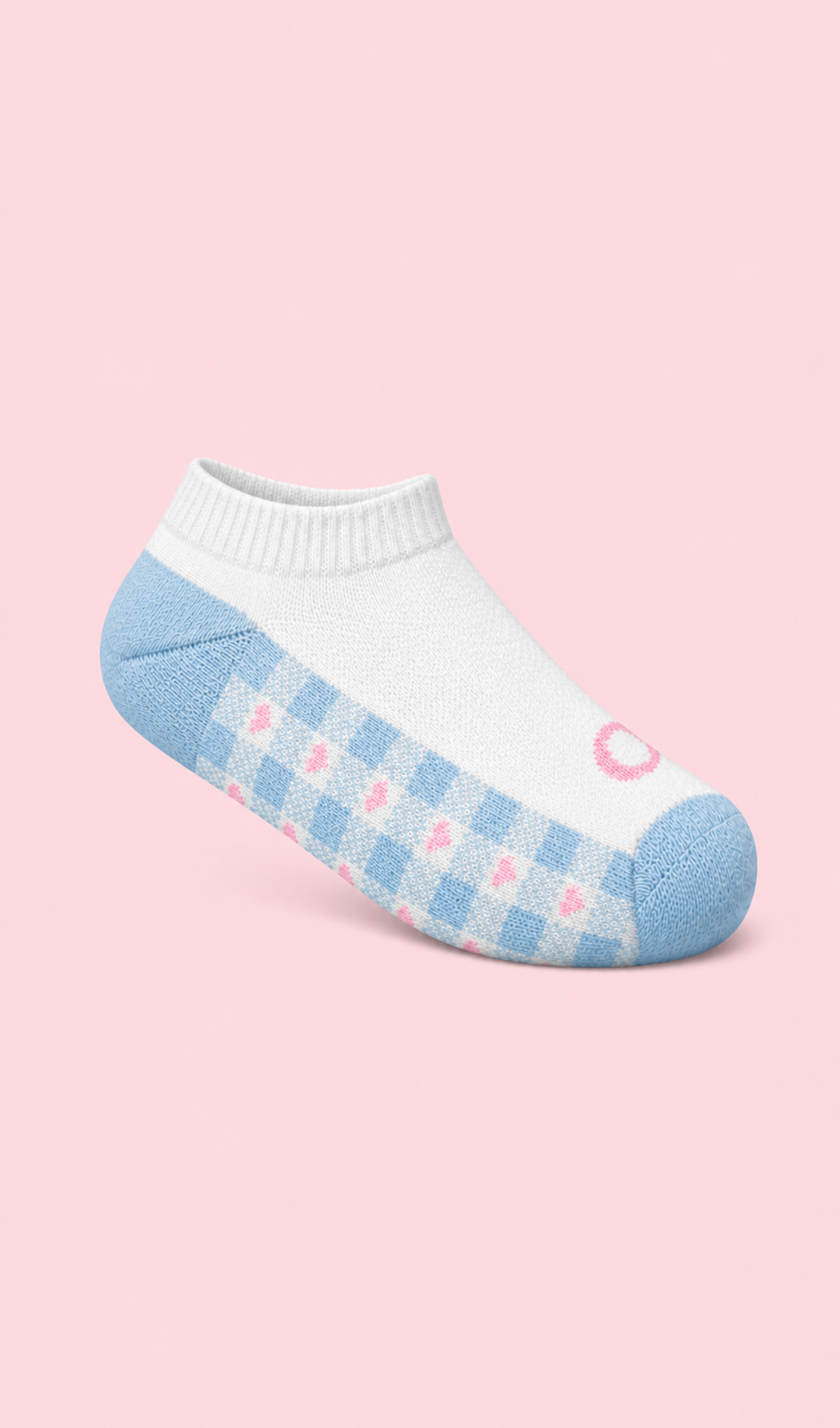 Talonera Delgada Blanco Planta Con Estampado Niñas