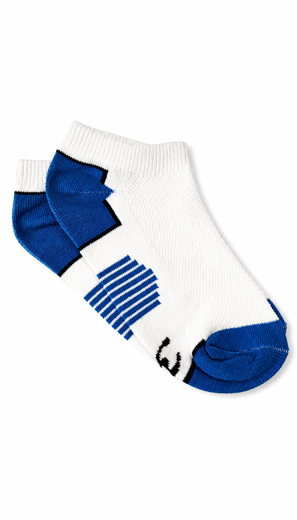 Talonera Delgada Blanco Planta Con Estampado Niños