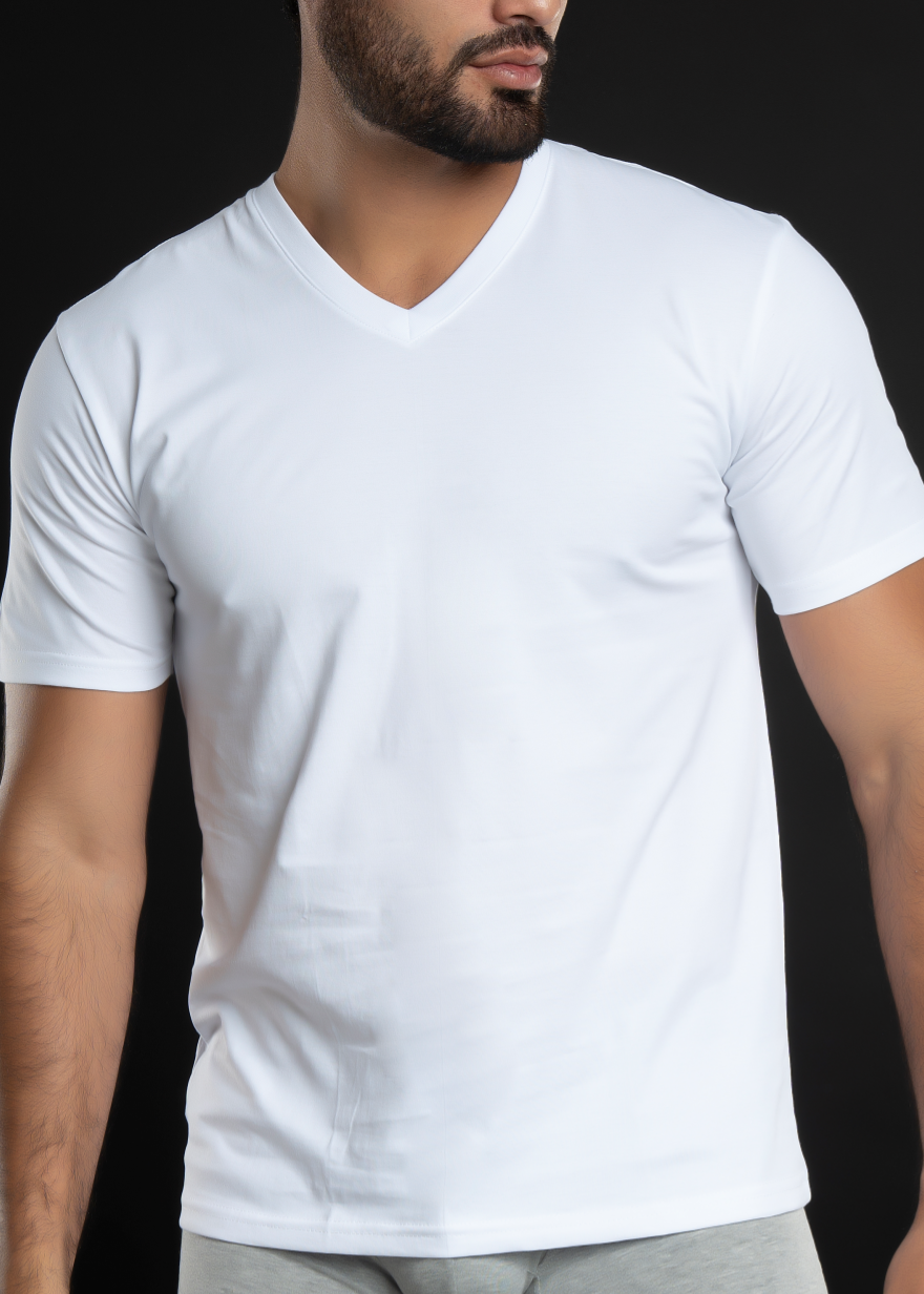 Camiseta Caballero M/Corta C/V