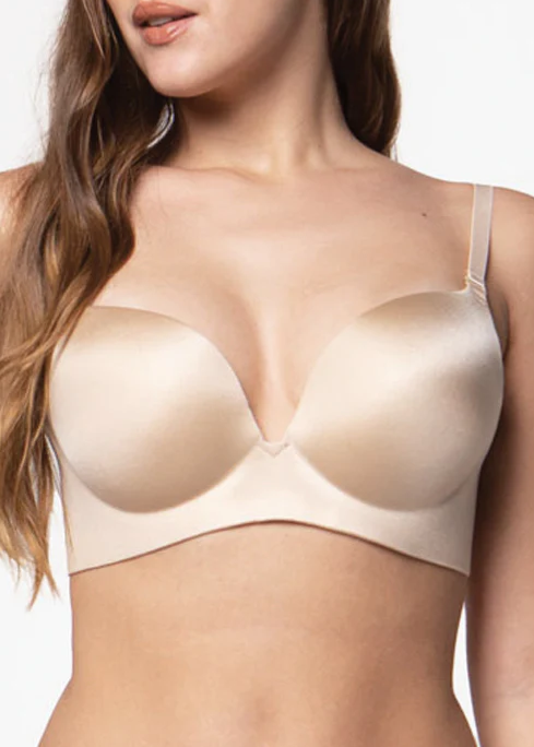 Sostén One Piece Push Up Satin