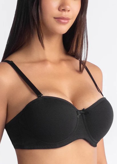 Sosten Strapless Algodon Push Up