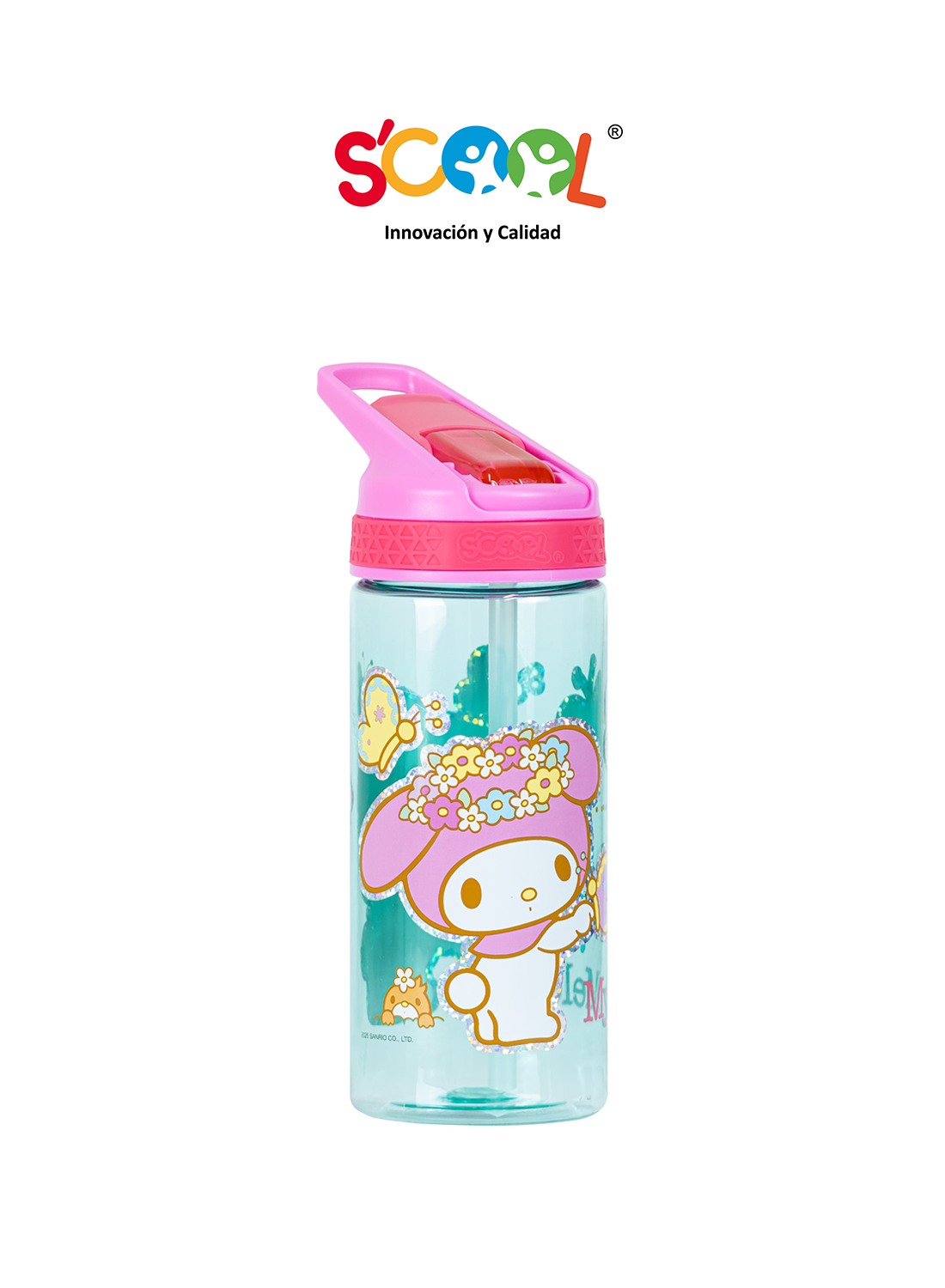 Botella Pc Con Caña 450Ml