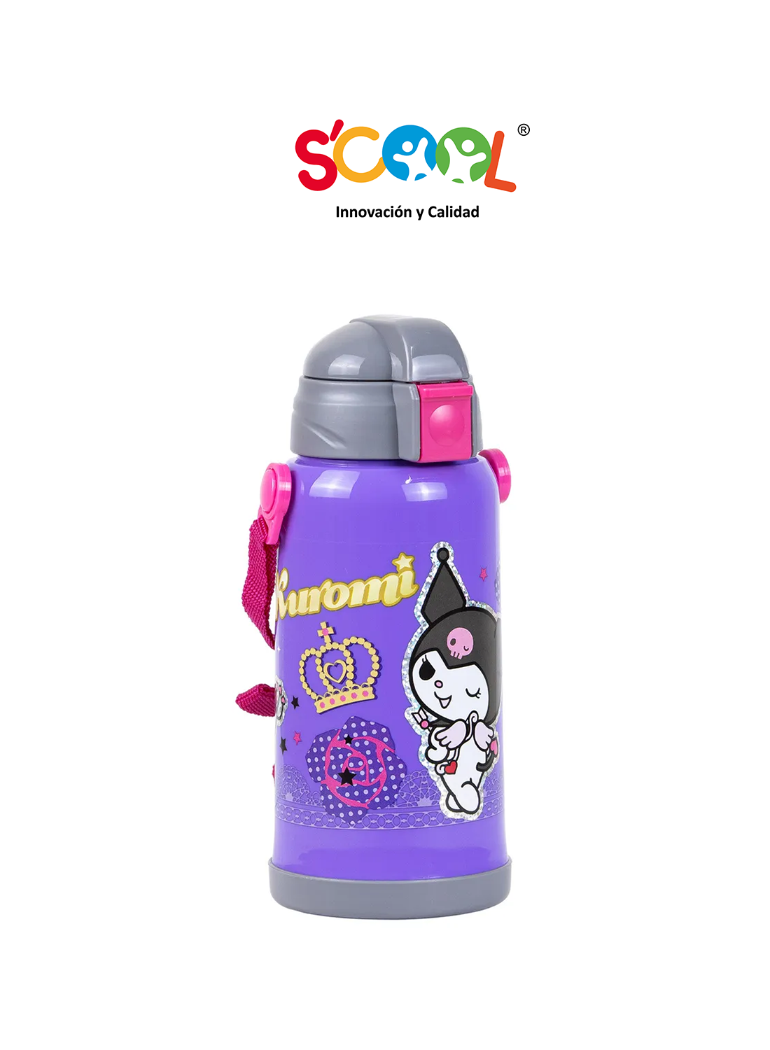 Botella Pp Termica Con Caña 300Ml