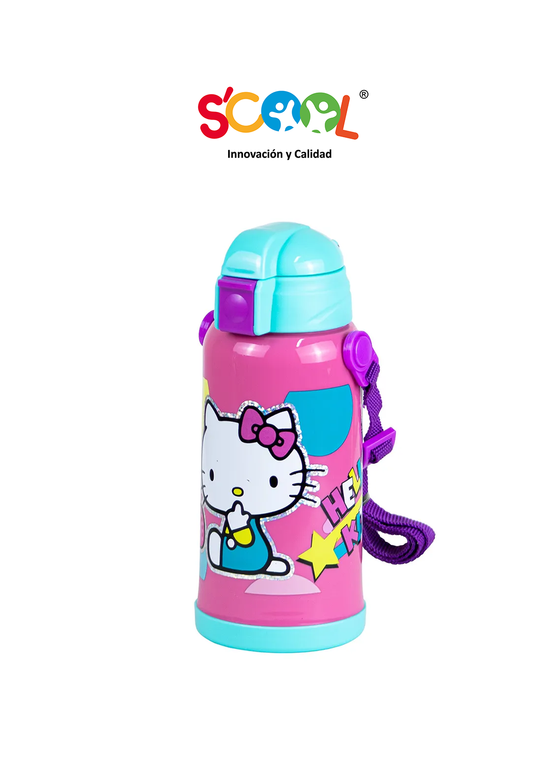 Botella Pp Termica Con Caña 300Ml